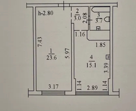 продажа однокомнатной квартиры номер A-174460 в Киевском районе, фото номер 5